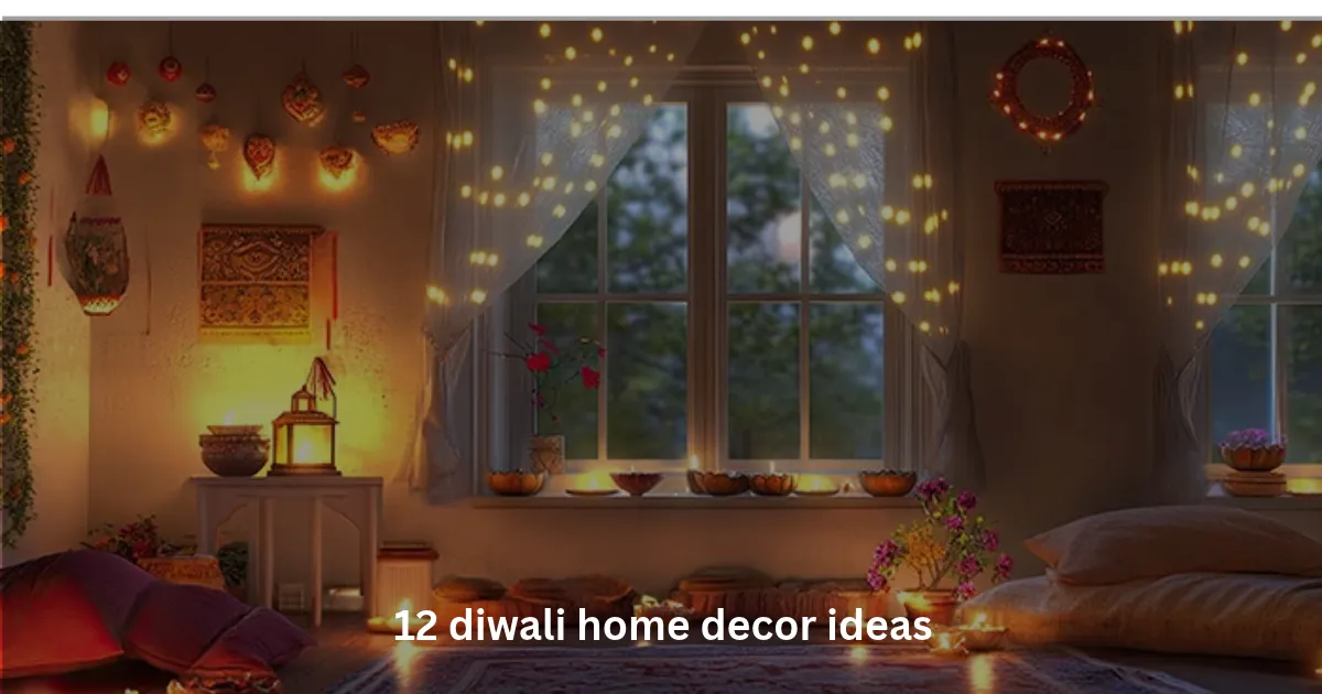 12 Diwali Home Decoration Ideas to Make Every Room Shine